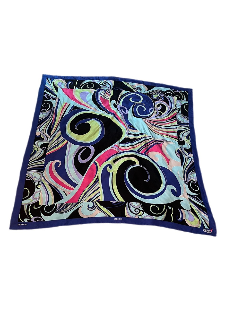 Carlisle Vintage Collectible Silk Scarf - NWT from the annual Komen Collection